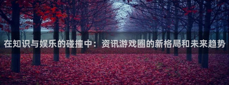 欧博娱乐2登录：在知识与娱乐的碰撞中：资讯游戏圈的新格局和未