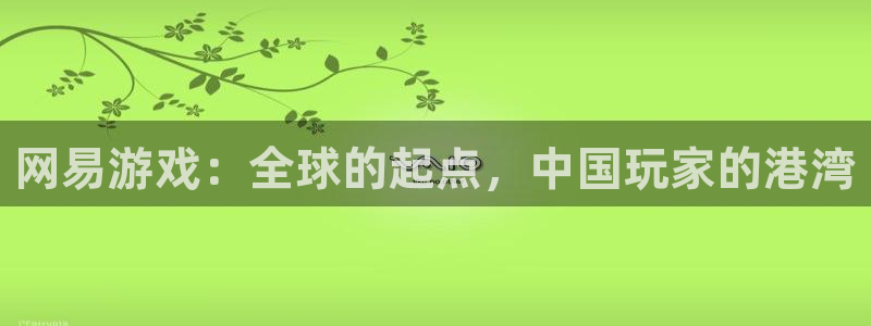 欧博娱乐怎么注册：网易游戏：全球的起点，中国玩家的港湾